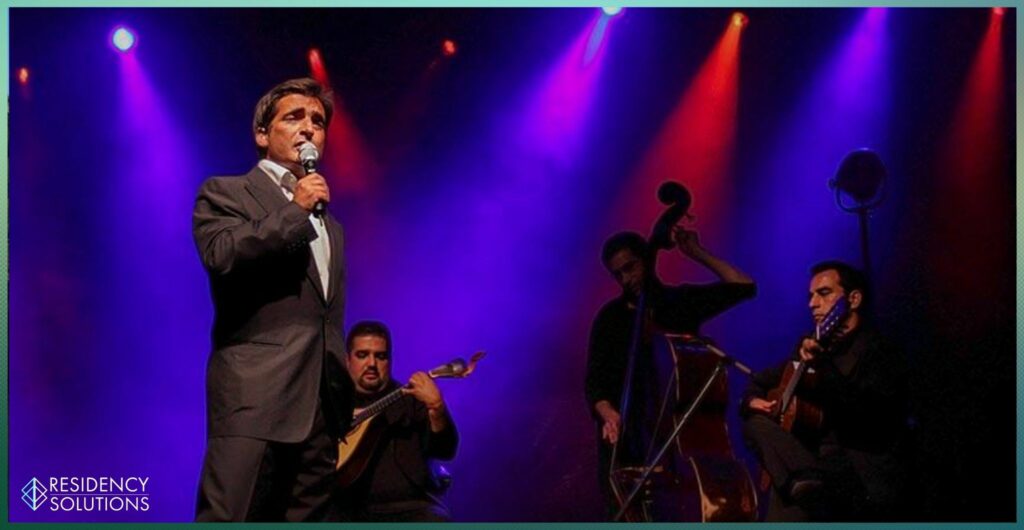 What is portugals cultural features like - An image showing a famous portuguese fado band.